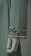 Sumaya Luxury Caftan - Light Green