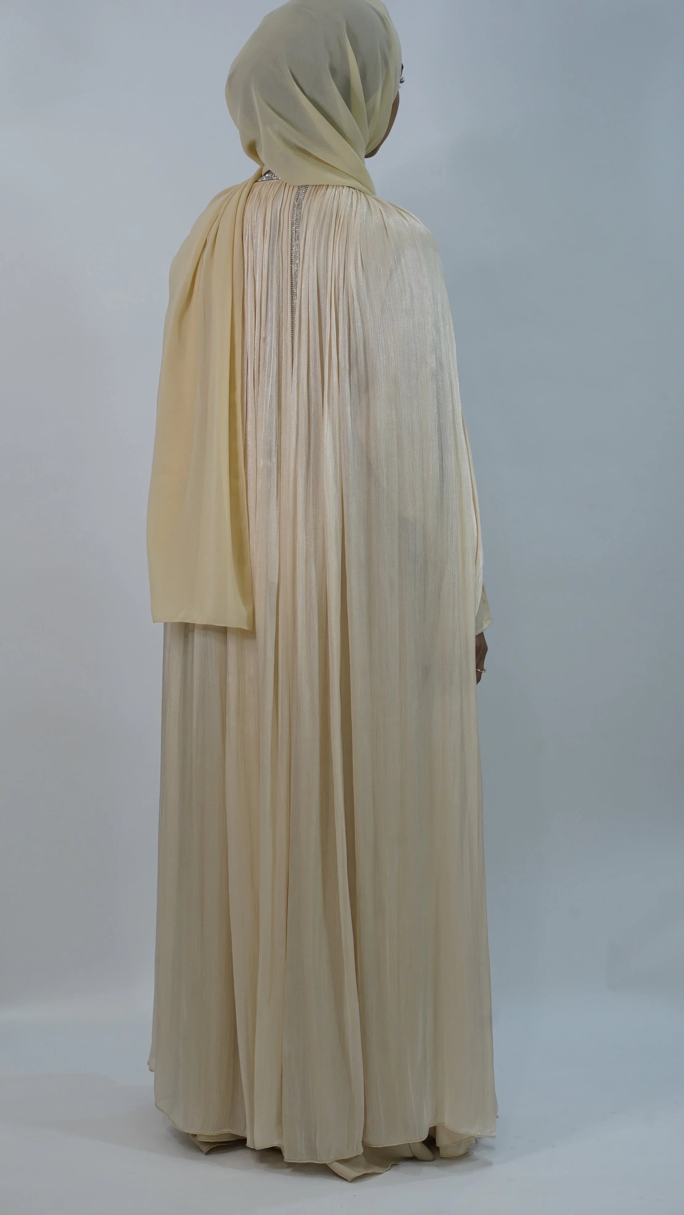 Aliyah Luxury Caftan - Champagne