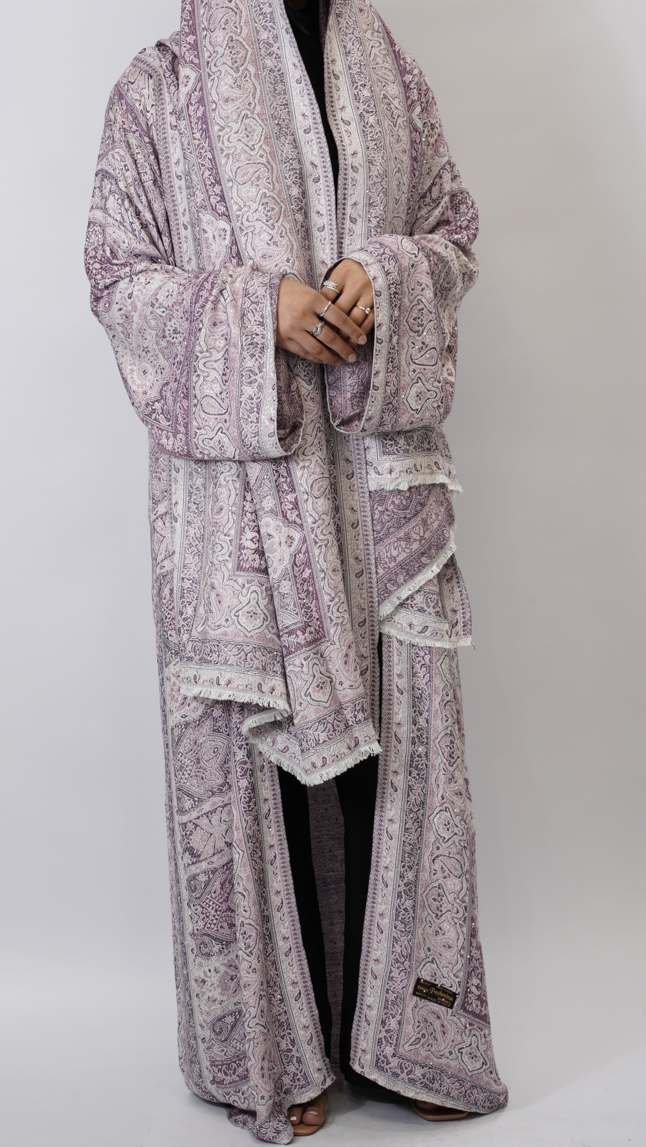 Liyana Pashmina Stone Abaya