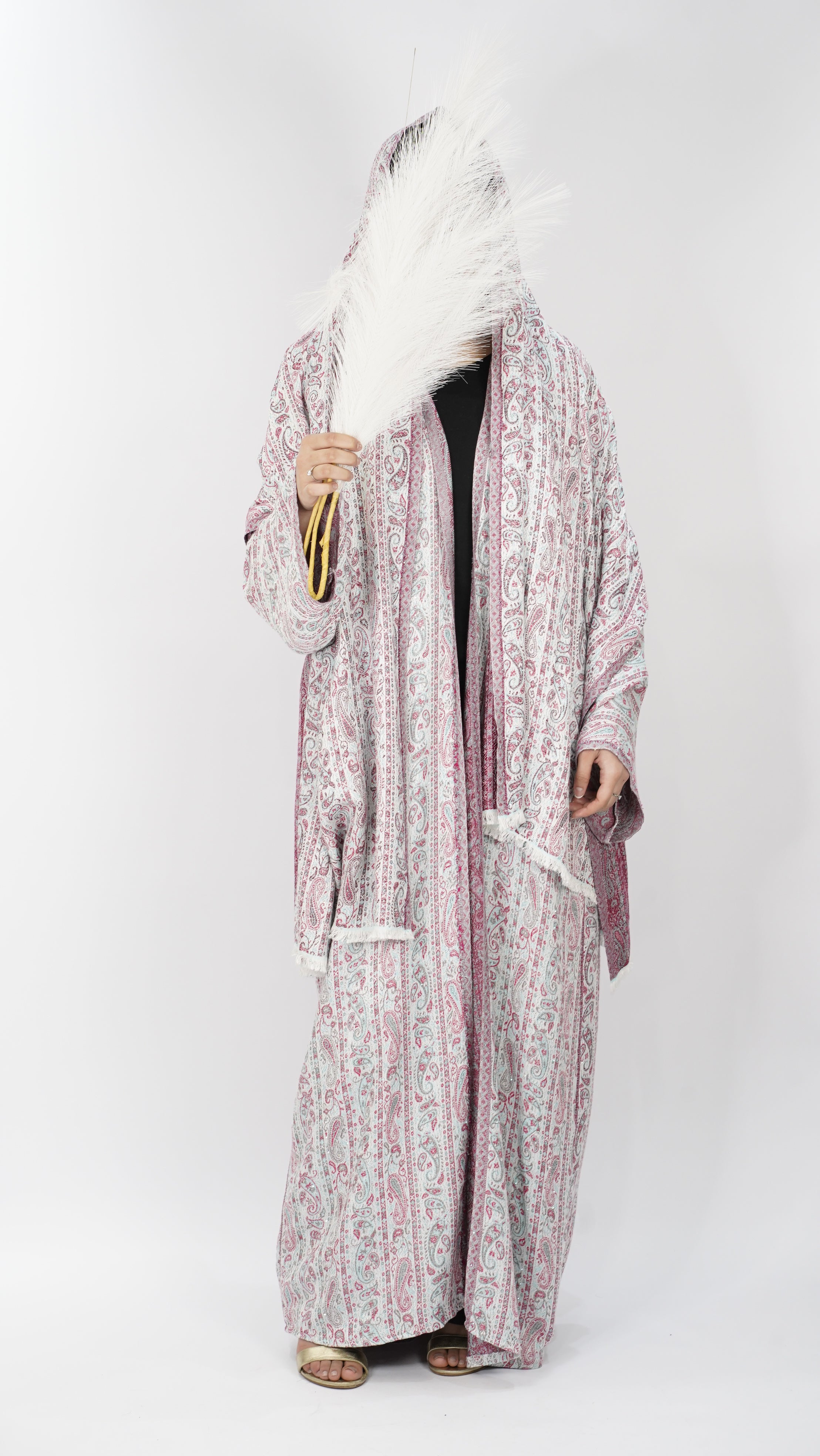 Liyana Pashmina Stone Abaya