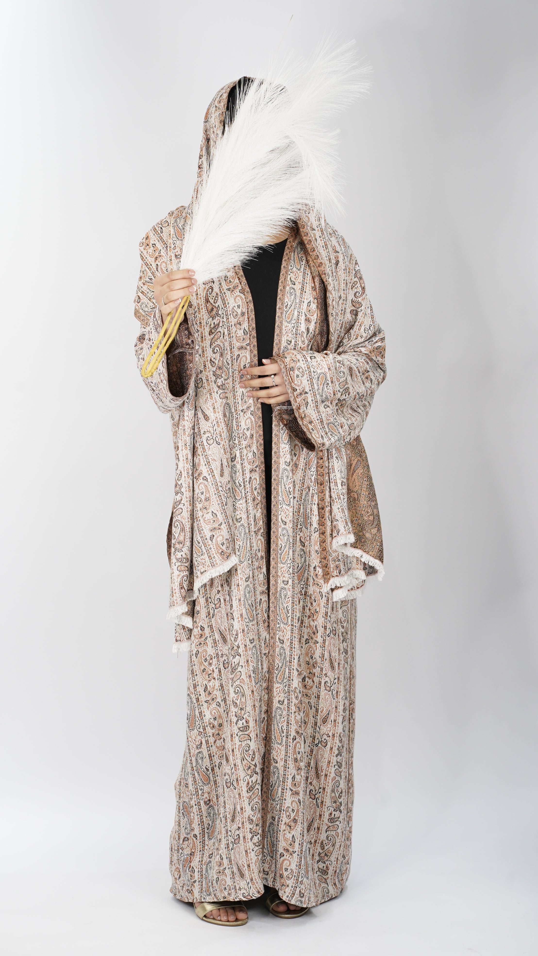 Liyana Pashmina Stone Abaya