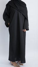 Hafsa striped Abaya