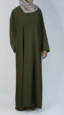 Plain Abaya with pockets