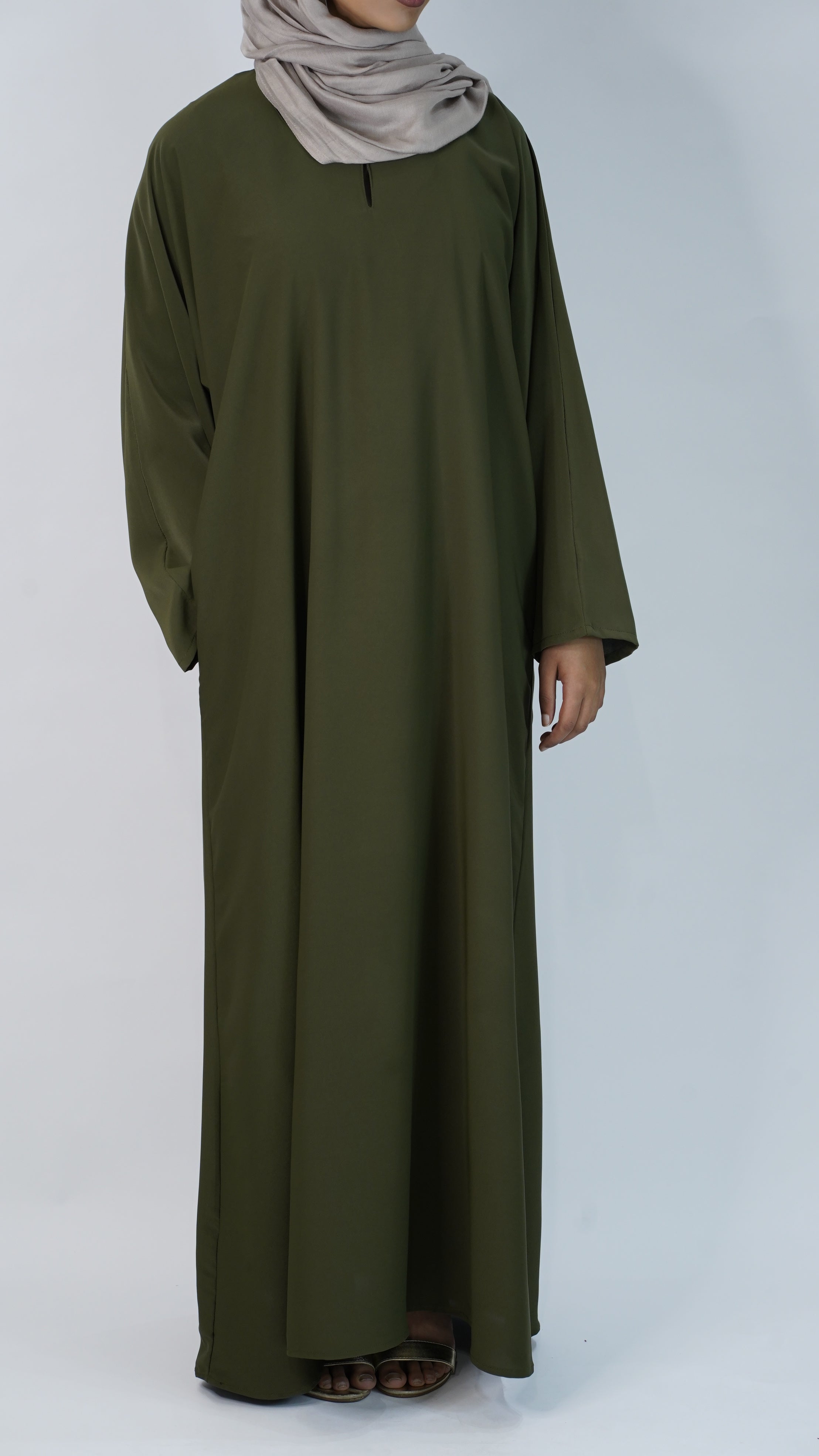 Plain Abaya with pockets