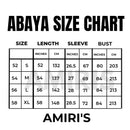 Winter Open Abaya