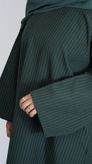 Hafsa striped Abaya