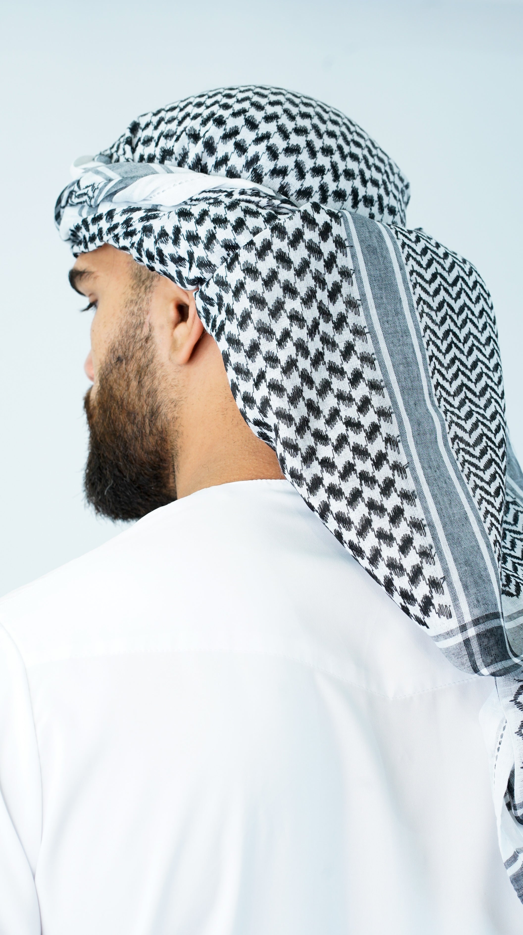 Black Arabian Scarf