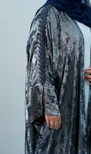 Shimmer Navy Handwork Abaya