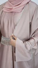 Safa Pink Elegance Abaya