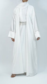 Safa White Abaya