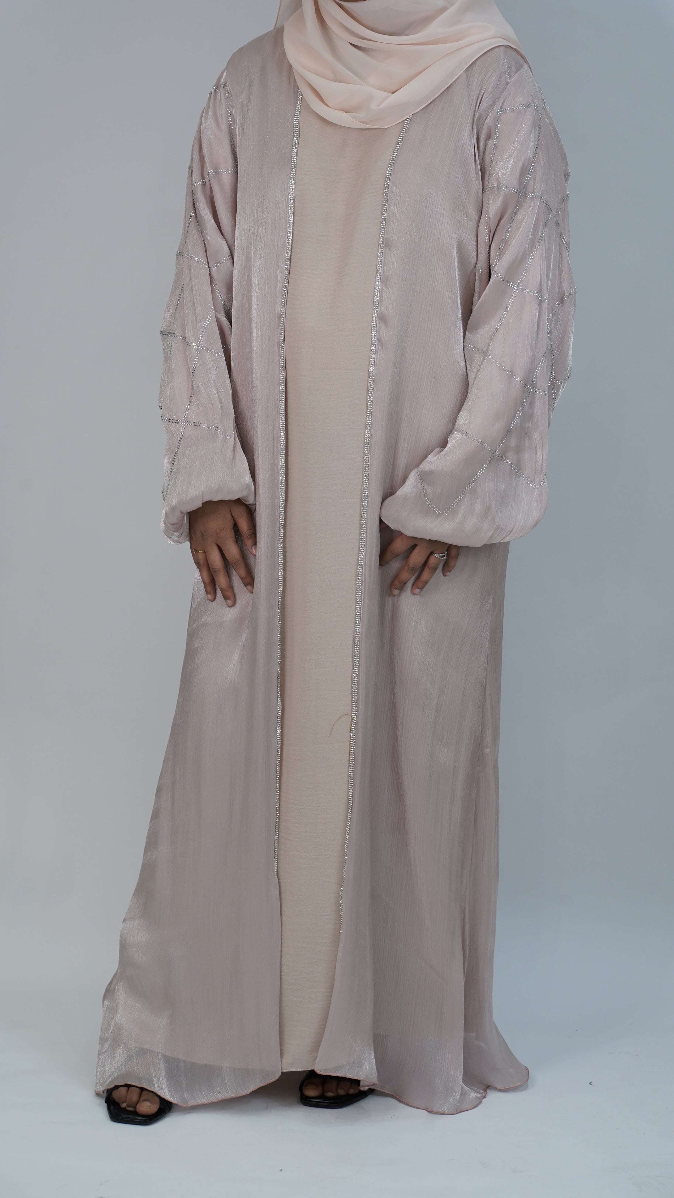 Negin Light Pink Abaya