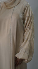 Negin Champagne Abaya