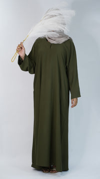 Plain Abaya with pockets