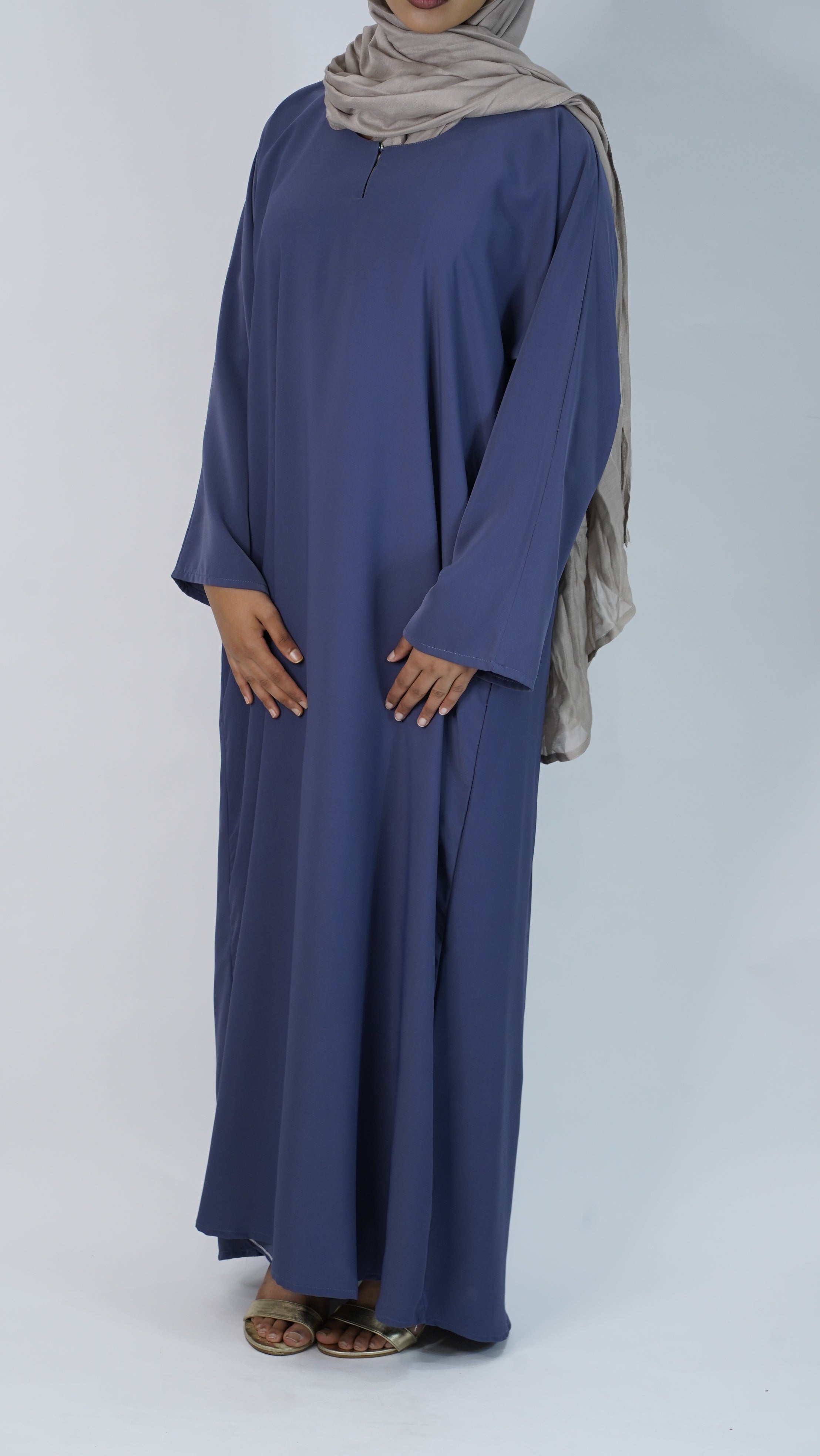 Plain Abaya with pockets