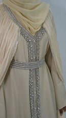 Aliyah Luxury Caftan - Champagne