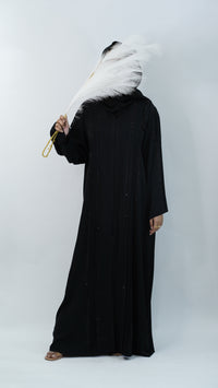 Black Embroidery Abaya
