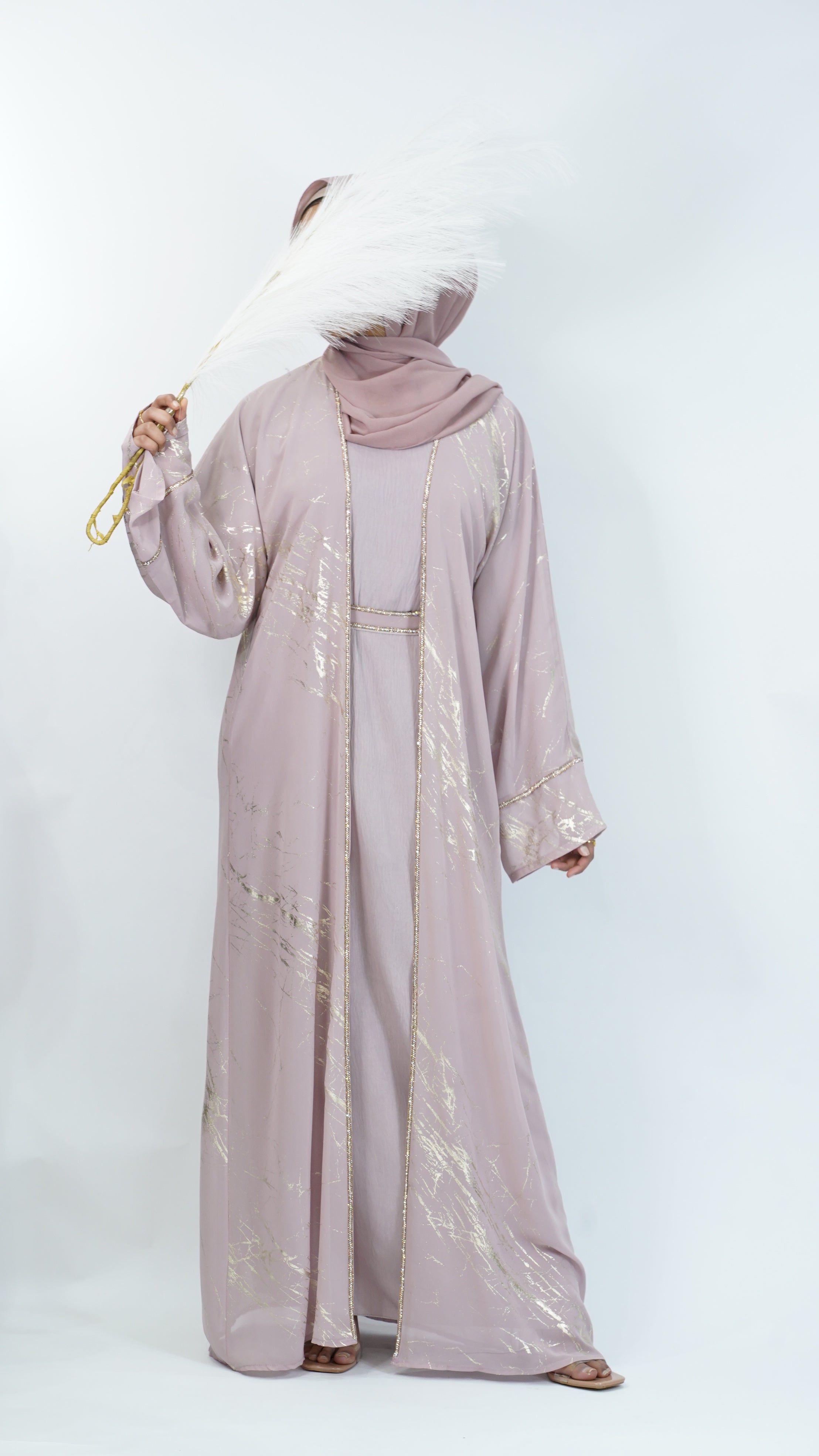 Sara Pink Abaya
