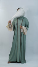 Khoshi Mint Green Abaya