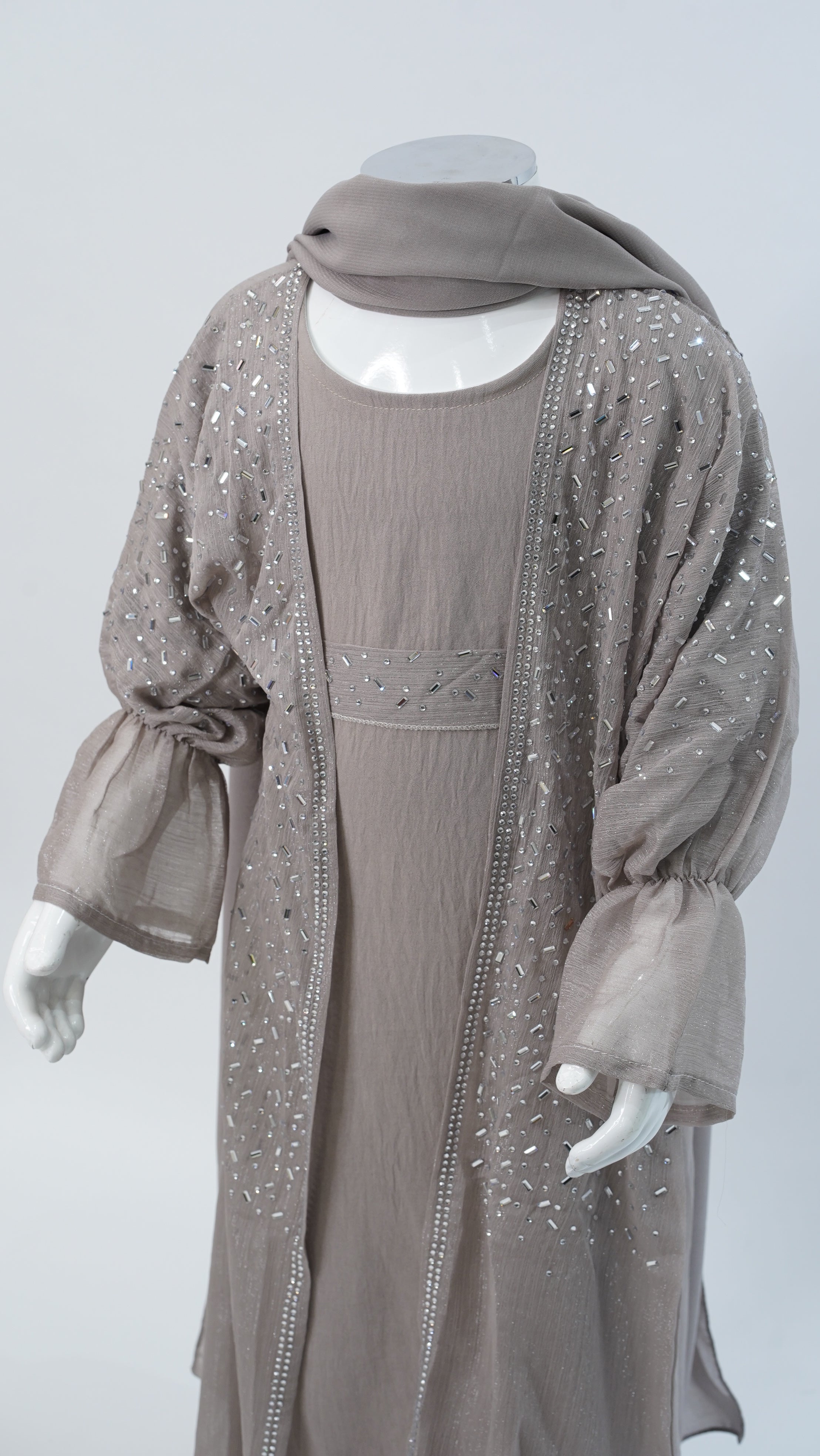 Barin Nude Kids Abaya