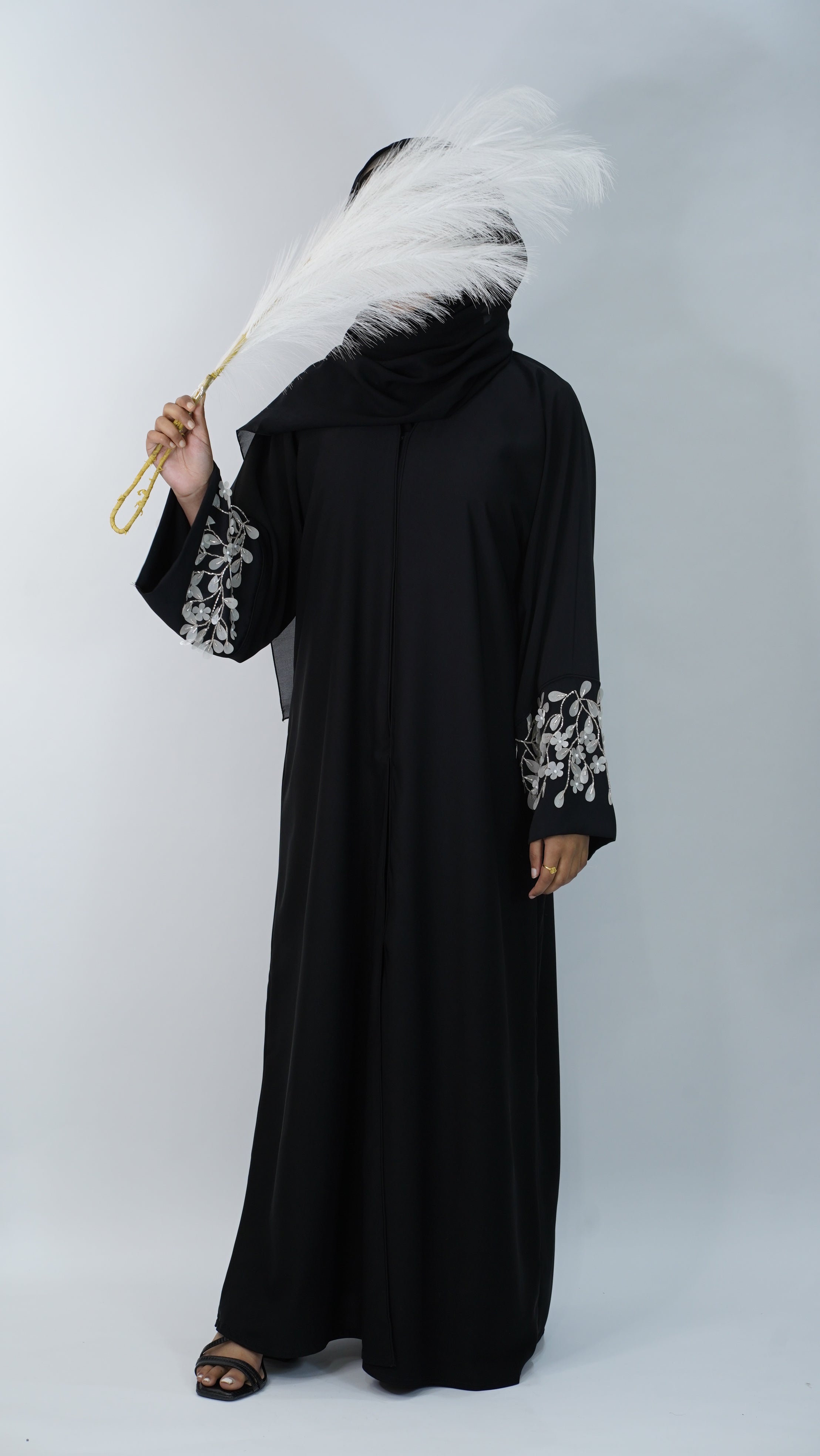 Malika Black Abaya