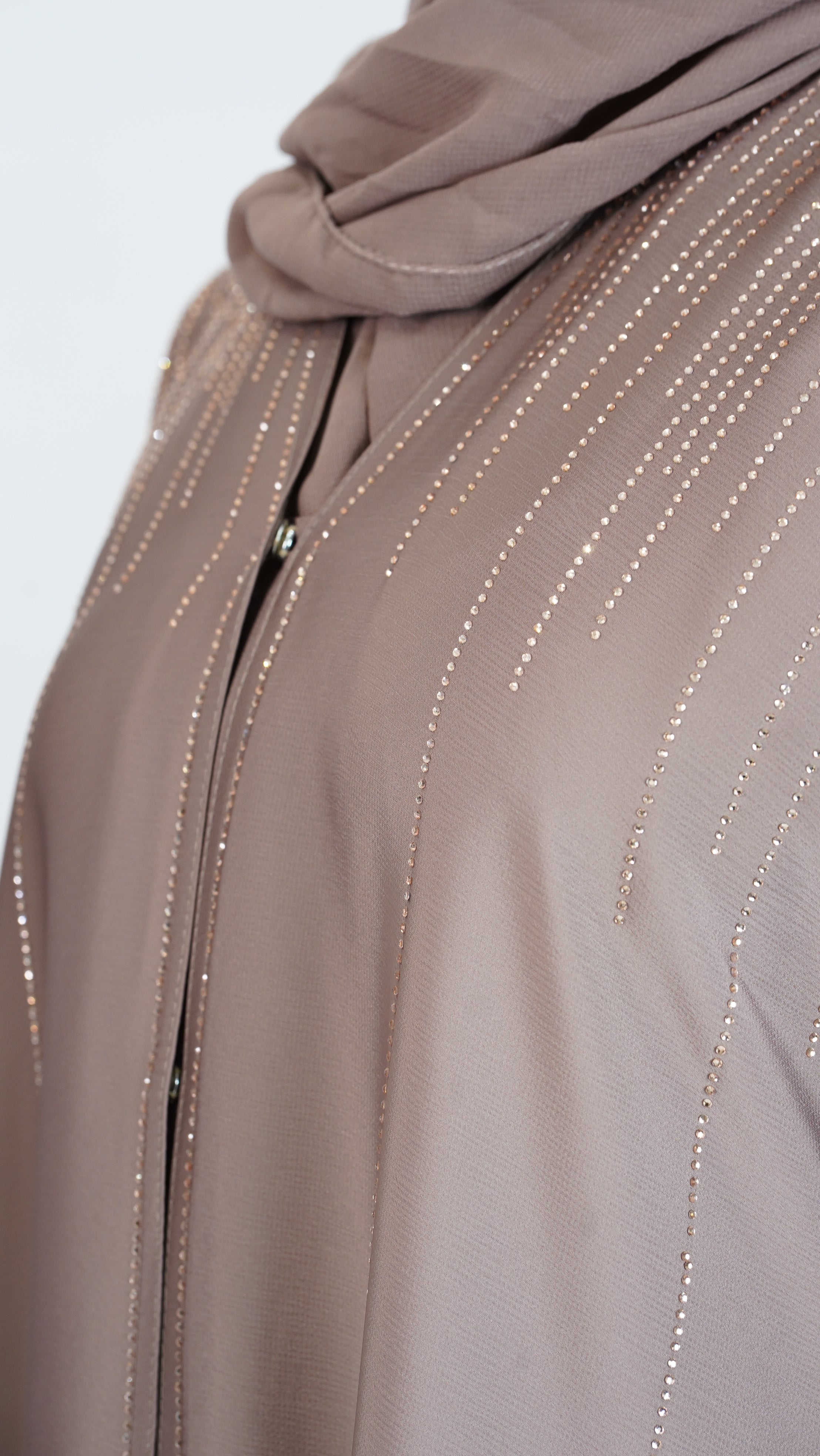 Marwa Peach Abaya