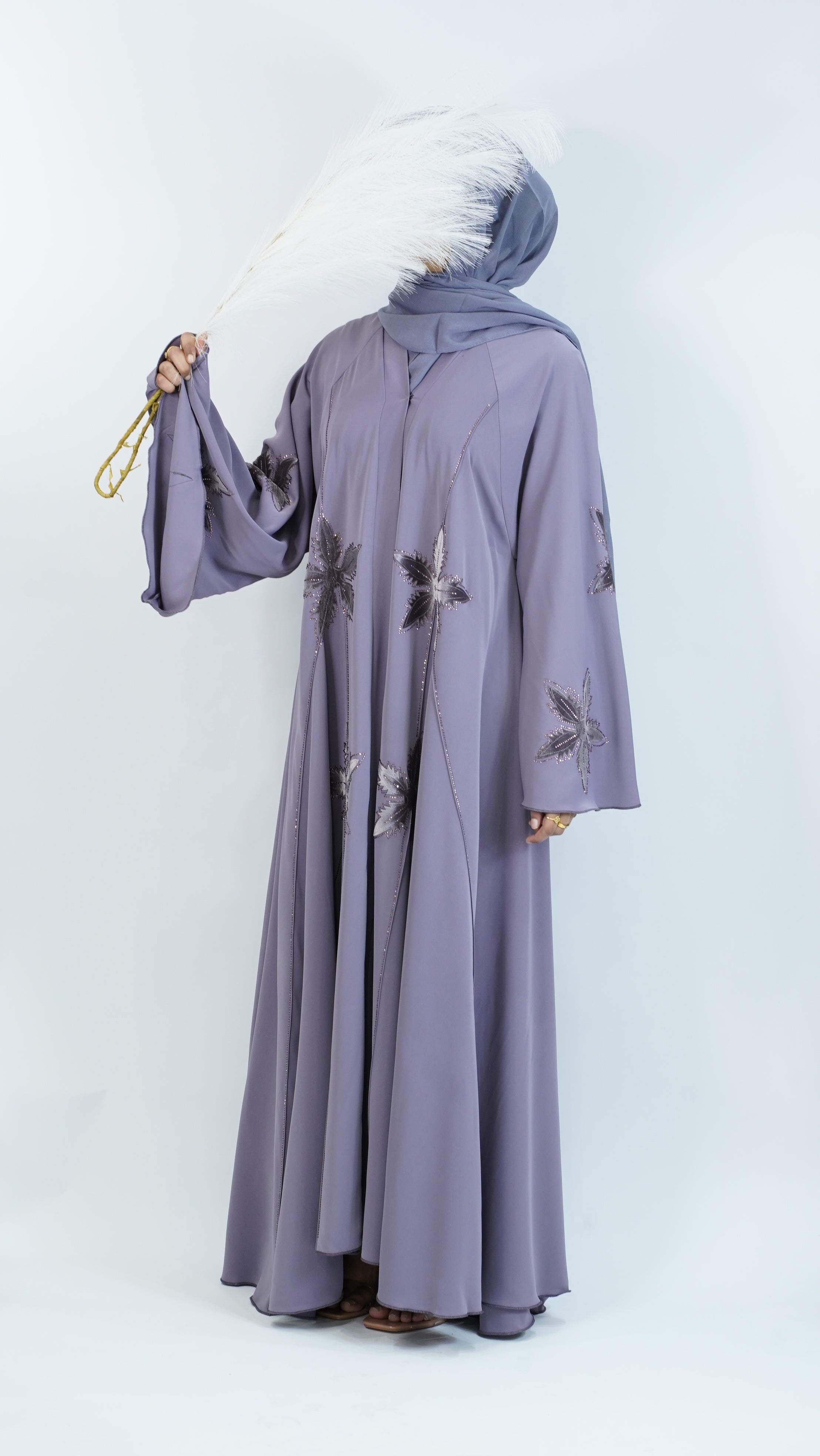 Hamara Purple Abaya