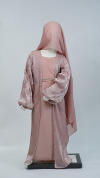 Negin Pink Kids Abaya
