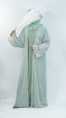 Sara Mint Green Abaya