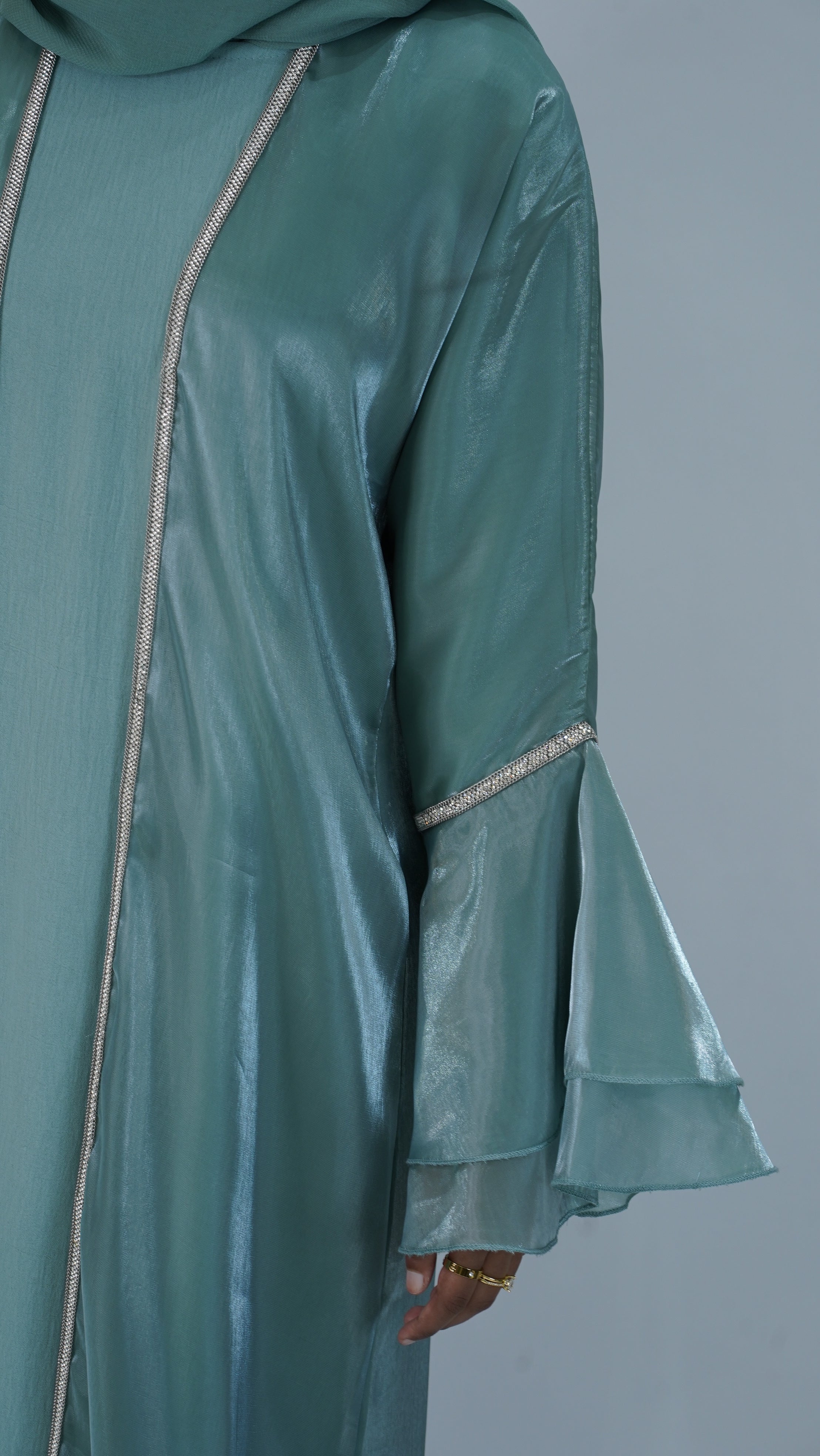Hiba Turquoise Abaya