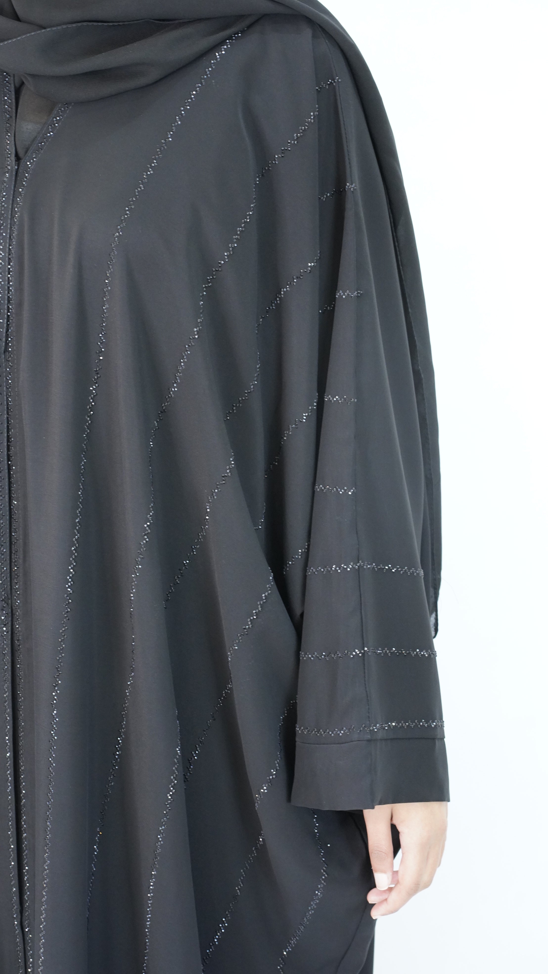 Naz Black Abaya