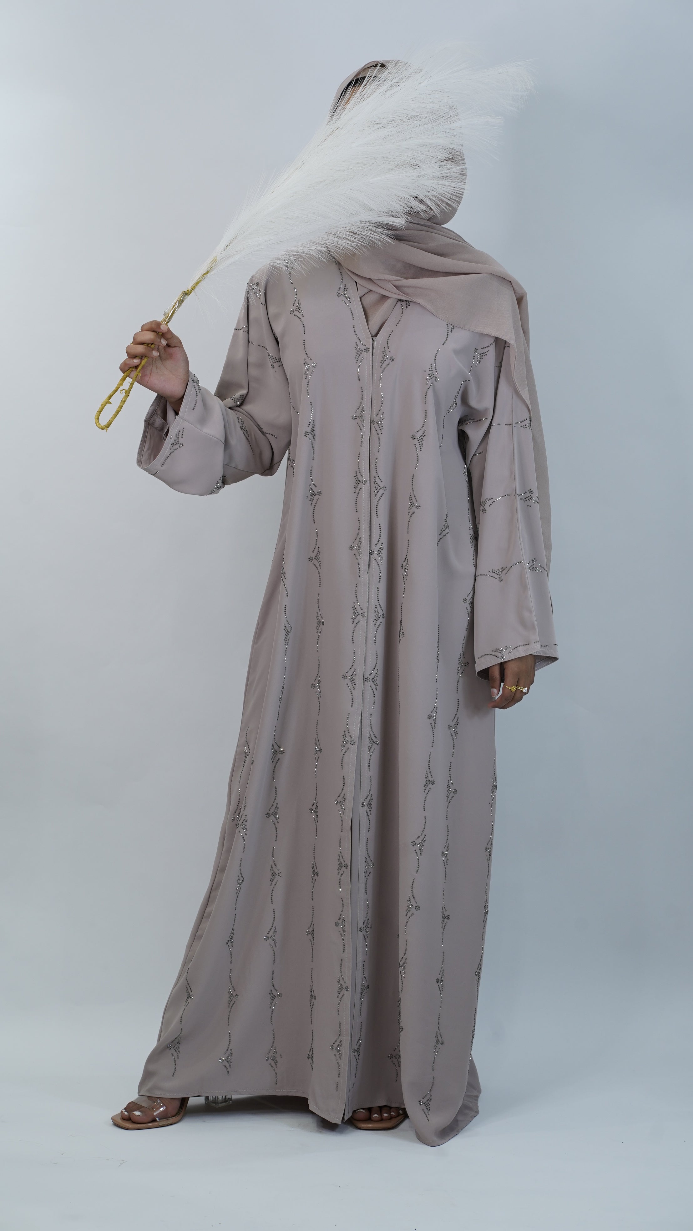 Nargis Light Purple Abaya