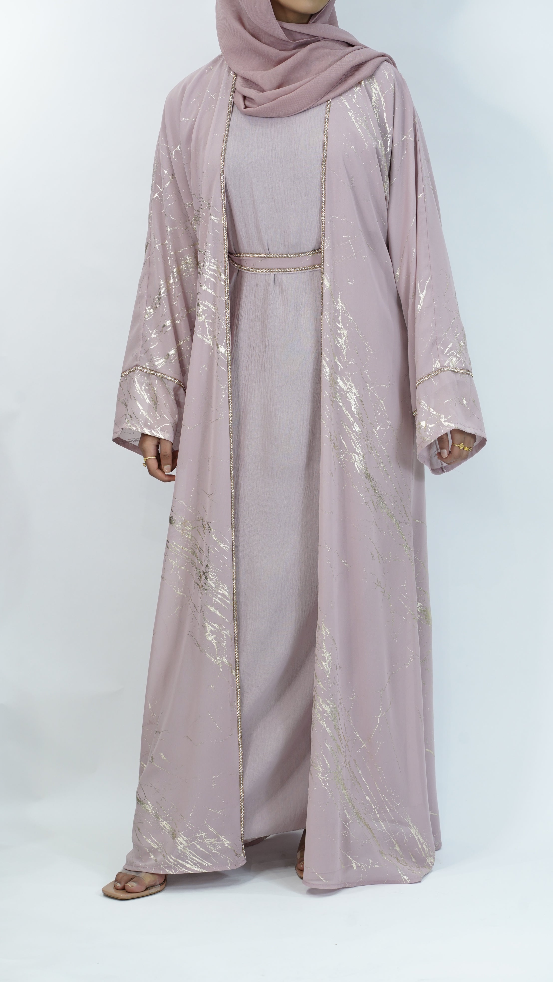 Sara Pink Abaya