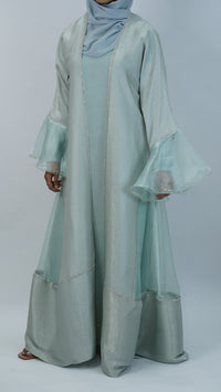 Nigar Light Blue Abaya