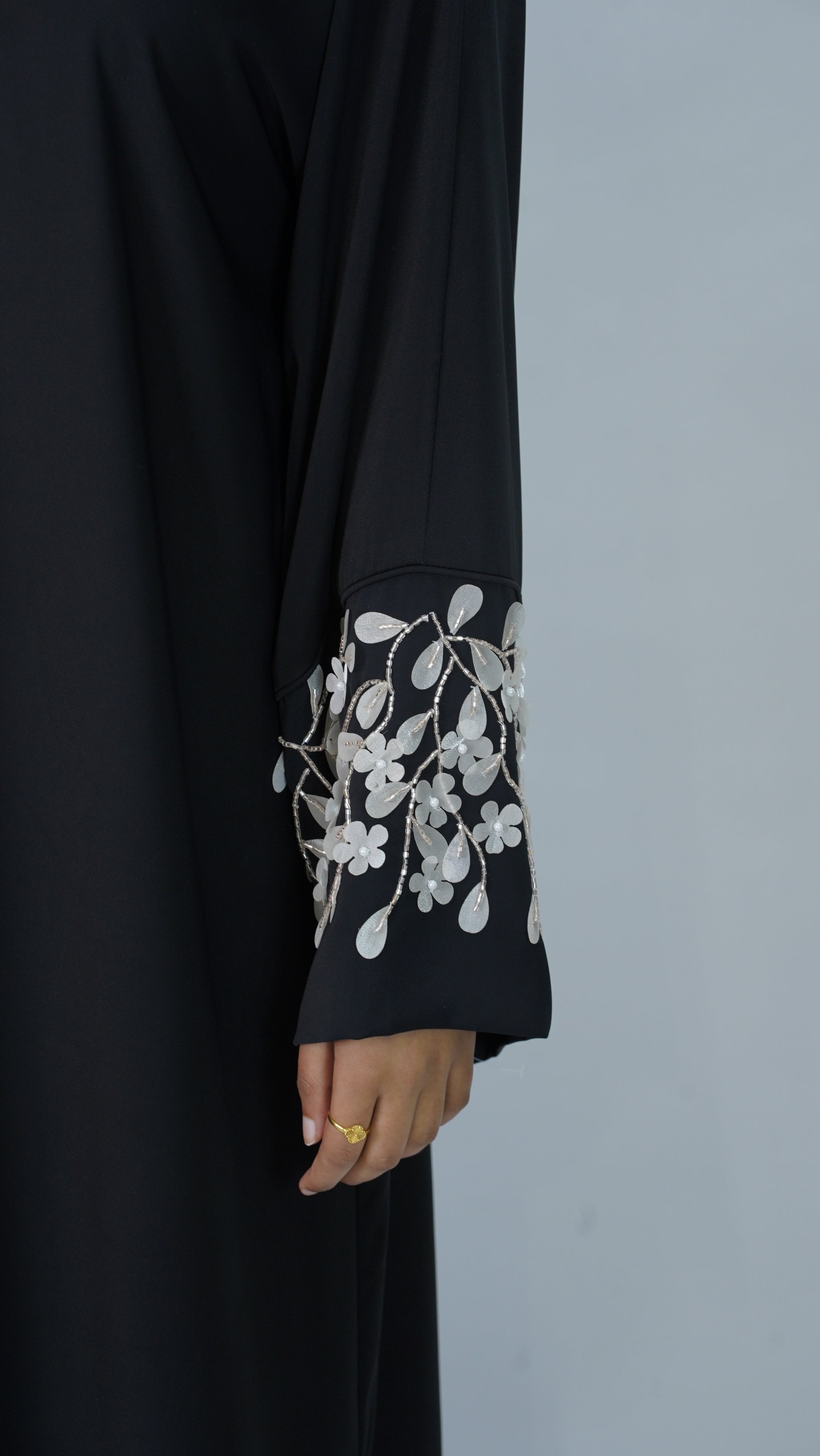 Malika Black Abaya