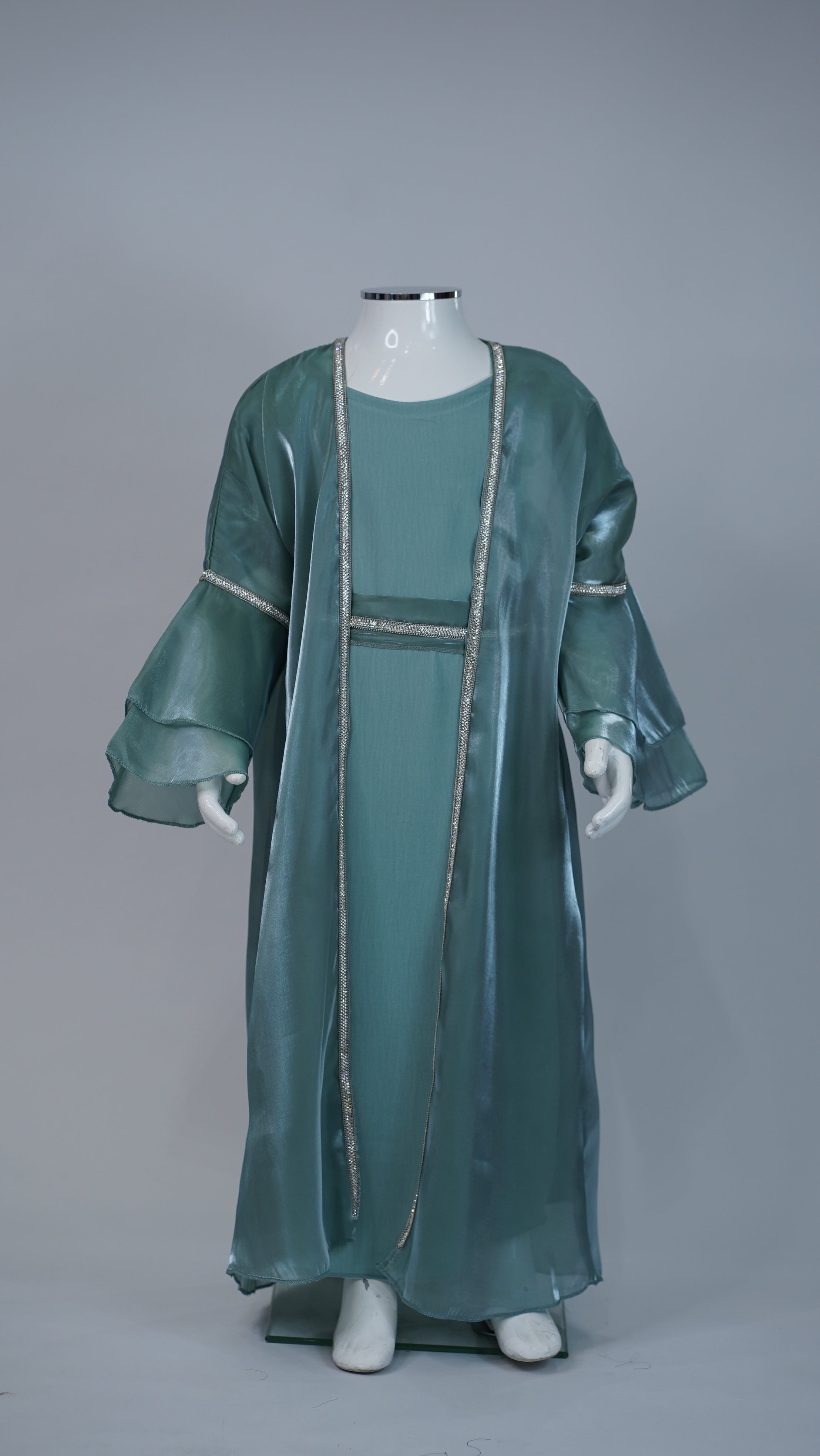 Hiba Turquoise Kids Abaya