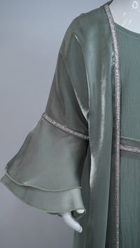 Hiba Green Kids Abaya
