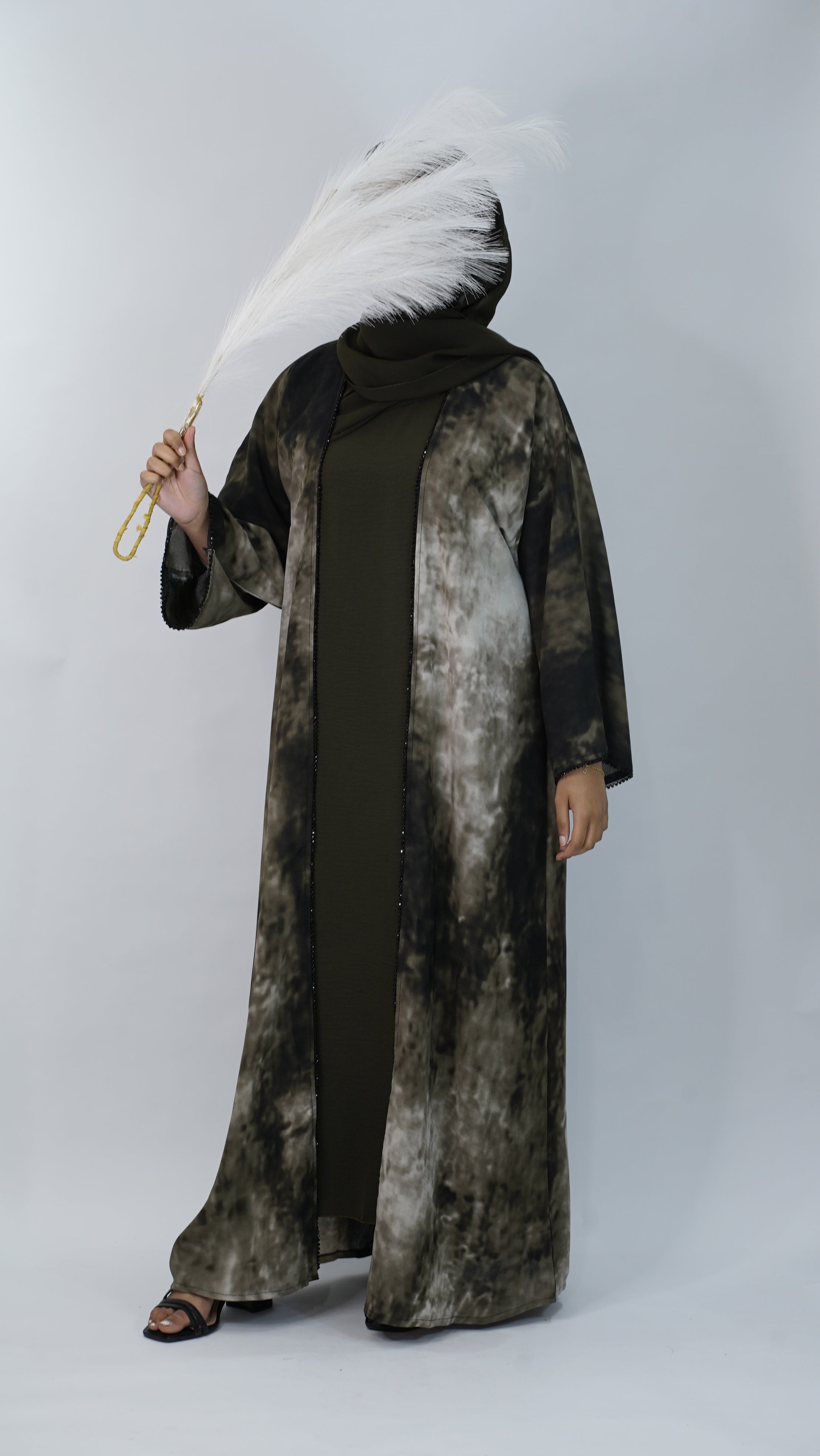 Tabiah Green Abaya