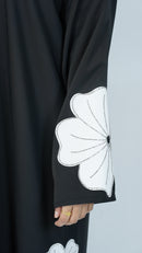 Black Floral Dream Abaya