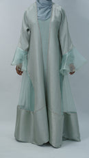 Nigar Light Blue Abaya