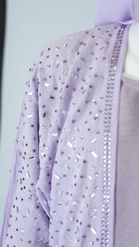 Barin Light Purple Kids Abaya