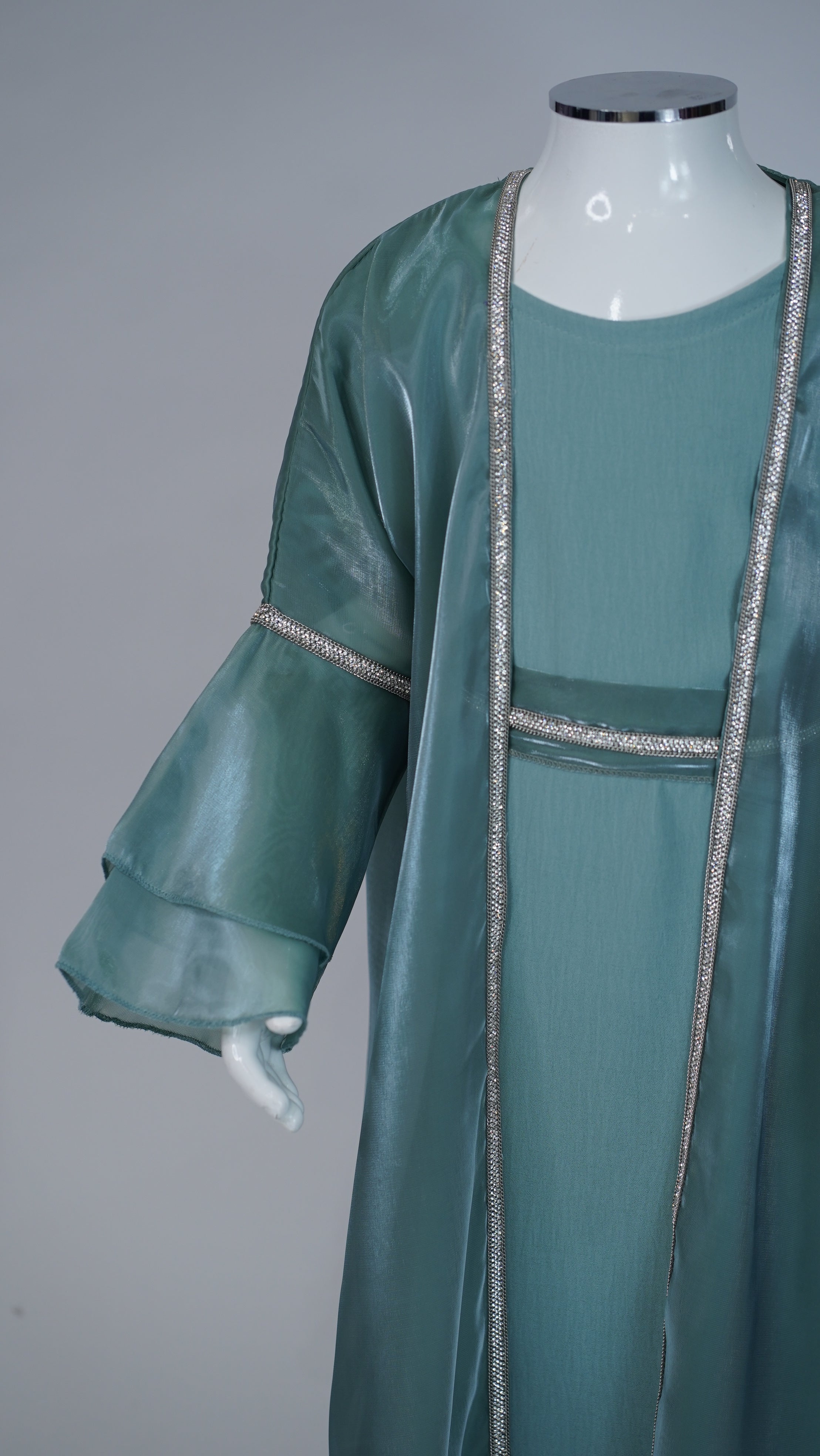 Hiba Turquoise Kids Abaya