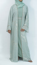 Sara Mint Green Abaya