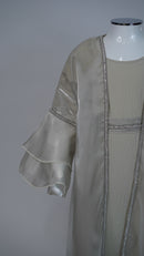 Hiba Cream Kids Abaya
