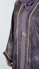 Layali Purple Abaya