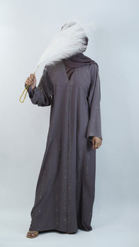 Nargis Purple Abaya