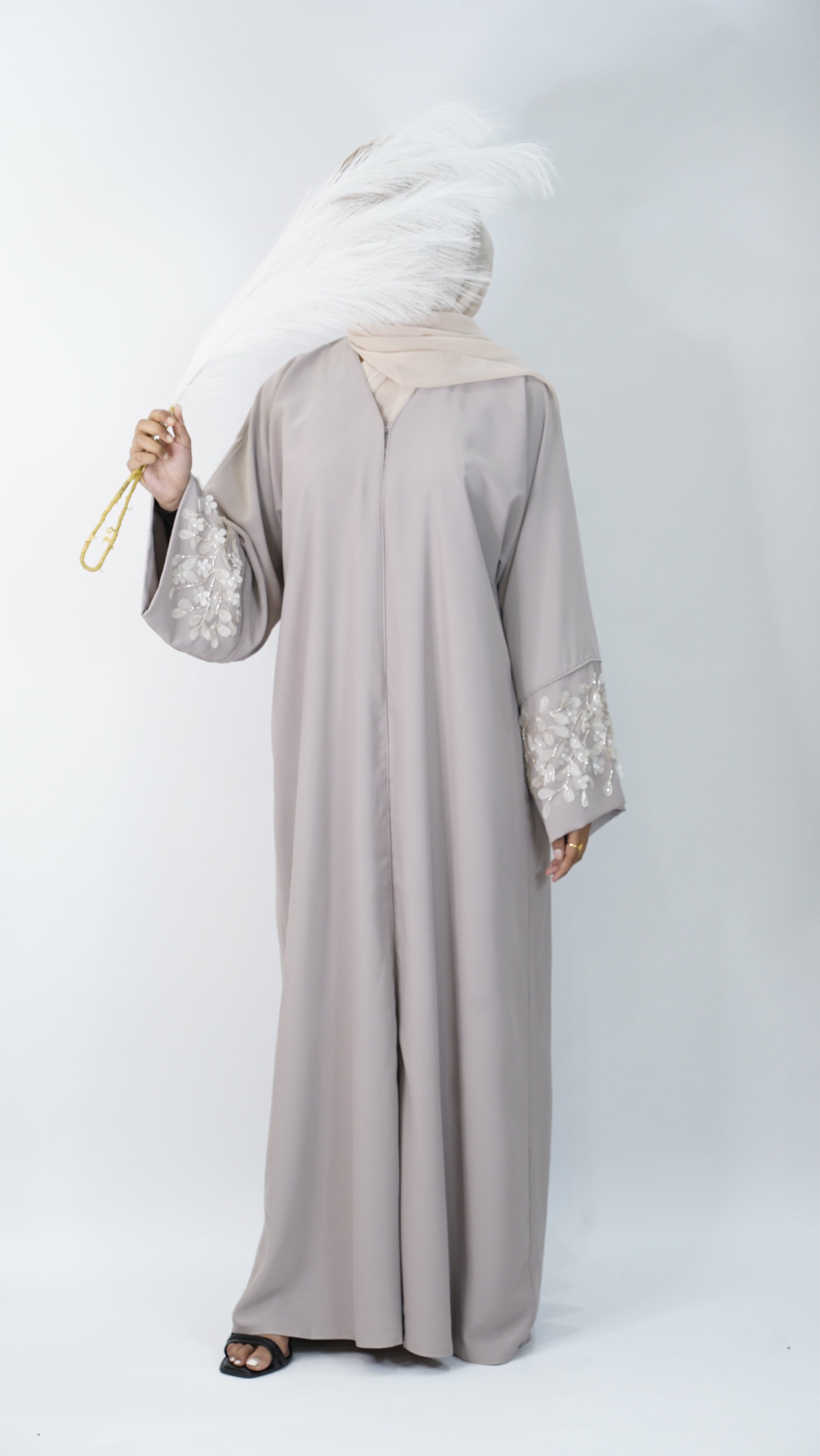 Malika Nude Abaya
