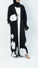 Black Floral Dream Abaya