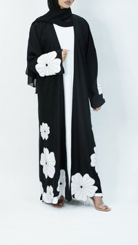 Black Floral Dream Abaya
