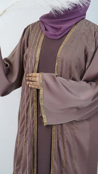 Amara Lilac Mist Abaya