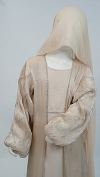 Negin Champagne Kids Abaya